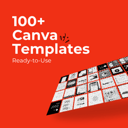 100+ Ready-to-Use Canva Templates - Bundle Product